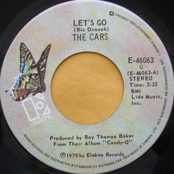 The Cars : Let's Go (7", Single)