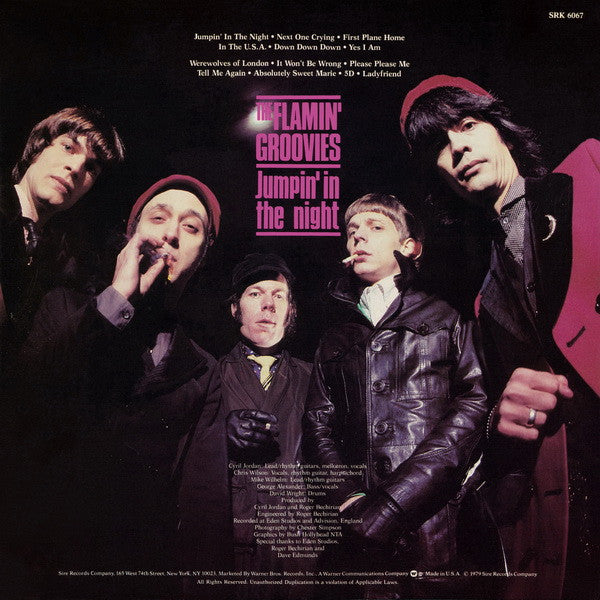 The Flamin' Groovies : Jumpin' In The Night (LP, Album, Los)