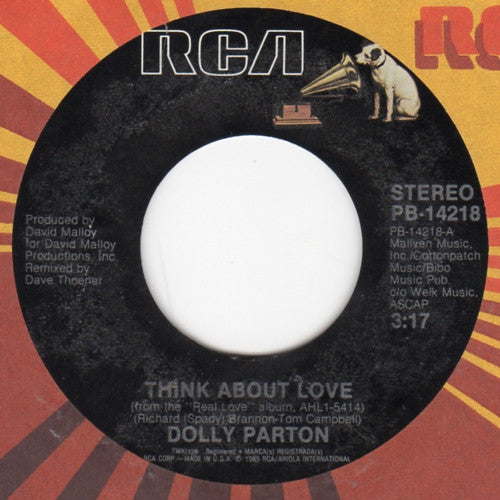 Dolly Parton : Think About Love (7", Ind)