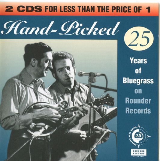 Various : Hand-Picked: 25 Years Of Bluegrass Music On Rounder Records (2xCD, Comp, RE)