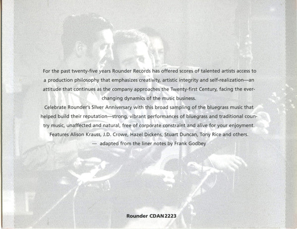 Various : Hand-Picked: 25 Years Of Bluegrass Music On Rounder Records (2xCD, Comp, RE)