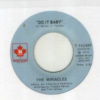 The Miracles : Do It Baby (7")