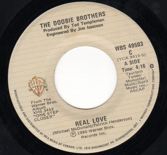 The Doobie Brothers : Real Love (7")