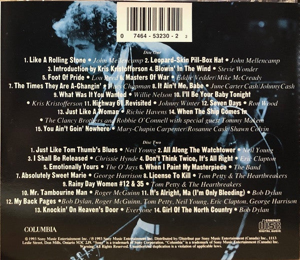Bob Dylan : The 30th Anniversary Concert Celebration (2xCD, Album)