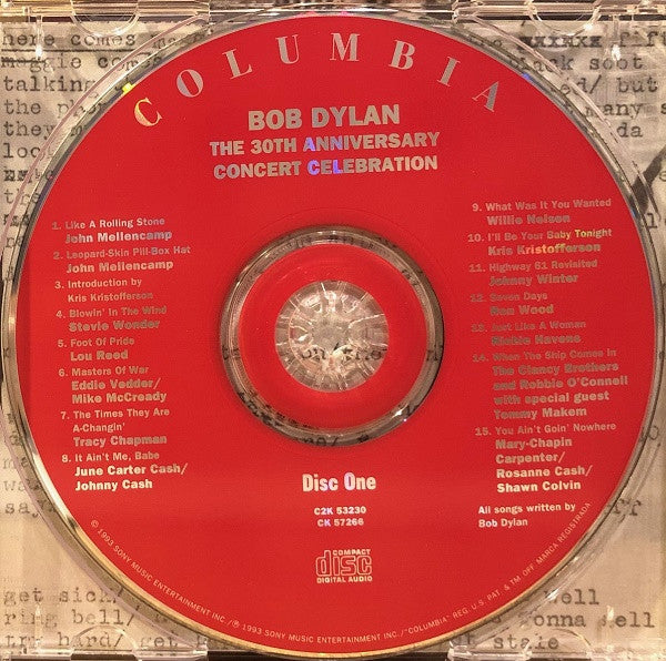 Bob Dylan : The 30th Anniversary Concert Celebration (2xCD, Album)