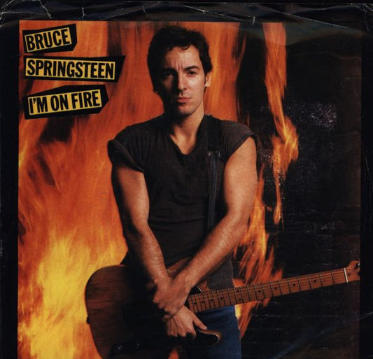Bruce Springsteen : I'm On Fire (7", Single)