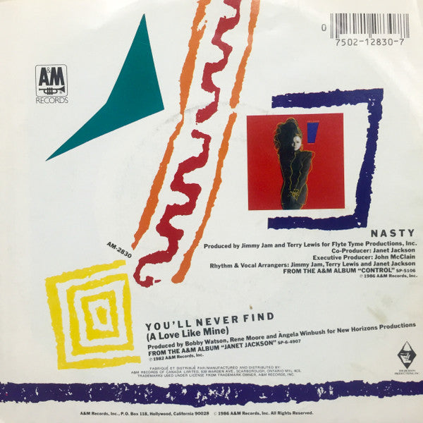 Janet Jackson : Nasty (7", Single)