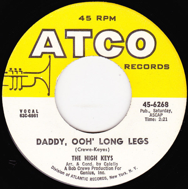 The High Keys : Que Sera, Sera (7")