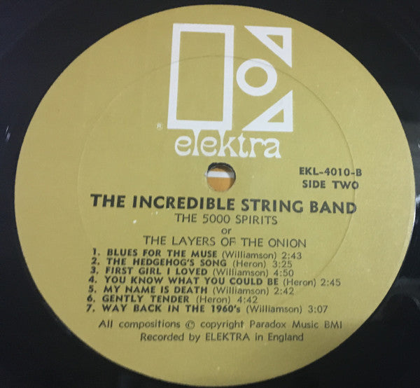 The Incredible String Band : The 5000 Spirits Or The Layers Of The Onion (LP, Album, Mono)