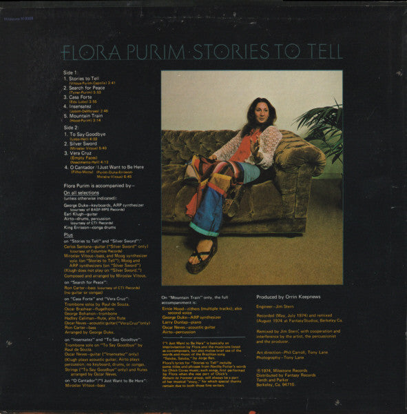 Flora Purim : Stories To Tell (LP, Album)
