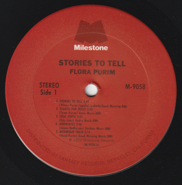 Flora Purim : Stories To Tell (LP, Album)