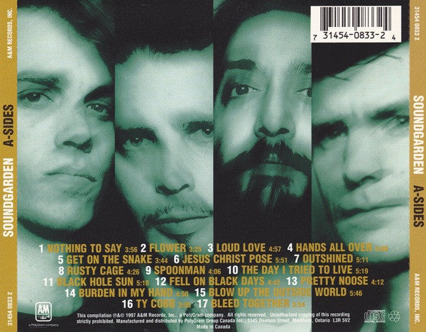 Soundgarden : A-Sides (CD, Comp)