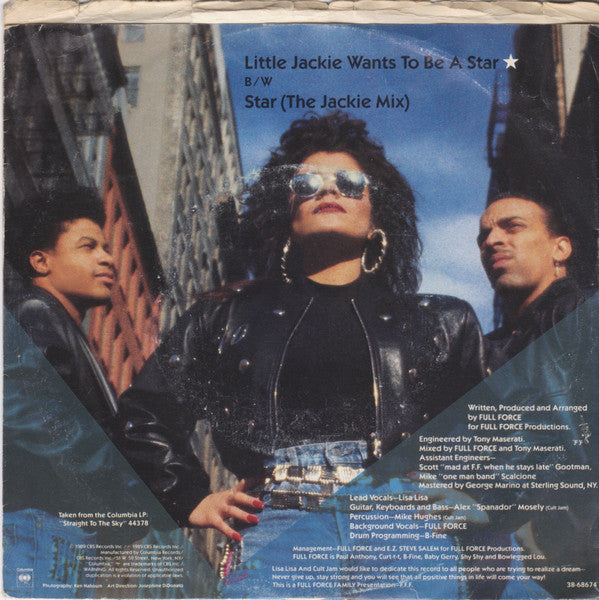 Lisa Lisa & Cult Jam : Little Jackie Wants To Be A Star (7", Single)