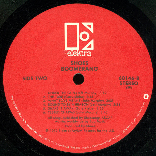Shoes : Boomerang (LP, Album, SRC)