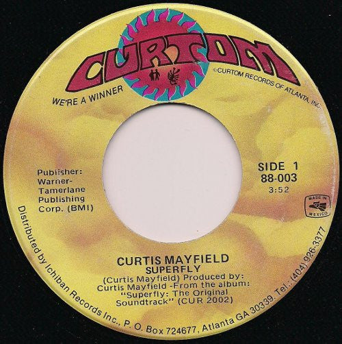 Curtis Mayfield : Superfly / Freddie's Dead (7")