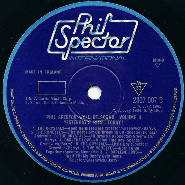 Various : Yesterday's Hits Today (LP, Comp, Mono)