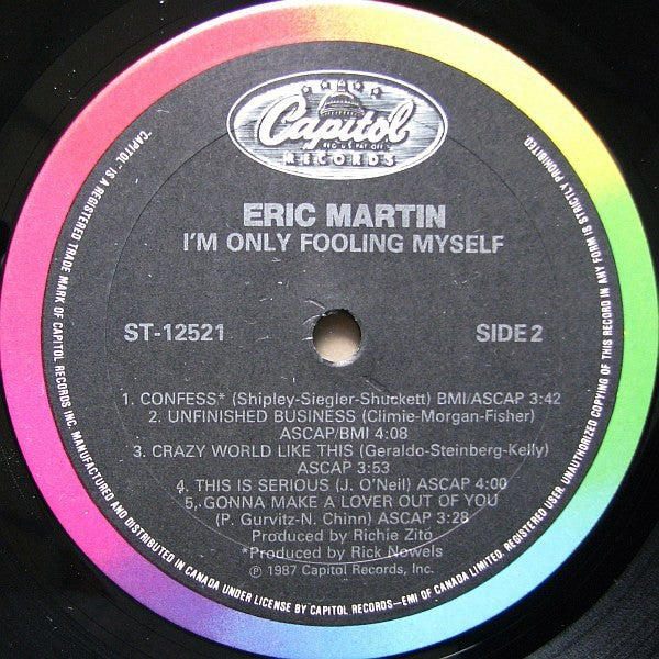 Eric Martin (2) : I'm Only Fooling Myself (LP, Album)