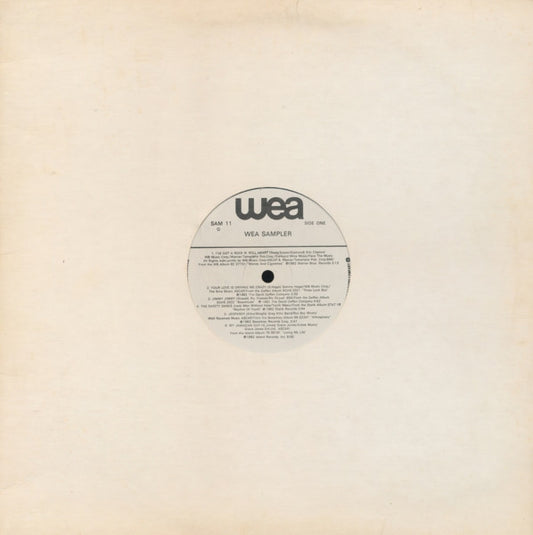 Various : WEA Sampler (LP, Comp, Smplr)