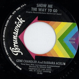 Gene Chandler And Barbara Acklin : Love Won't Start (7", Single)
