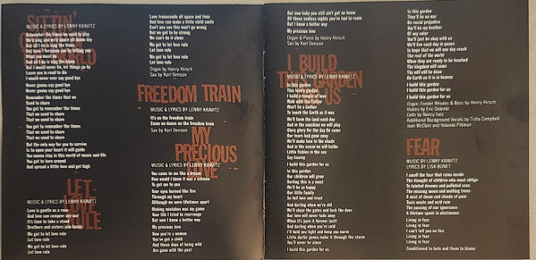 Lenny Kravitz : Let Love Rule (CD, Album)