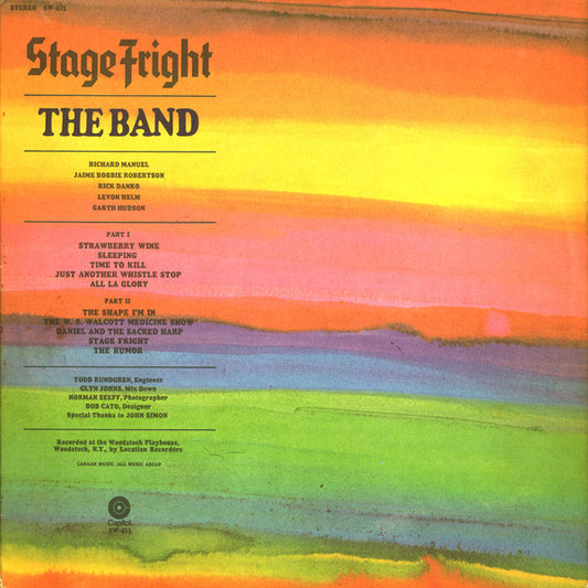 The Band : Stage Fright (LP, Album)