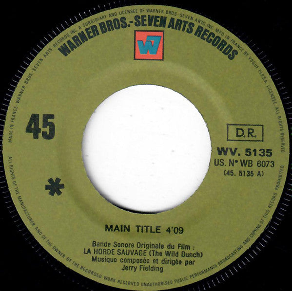 Jerry Fielding : La Horde Sauvage (The Wild Bunch) (7", EP)