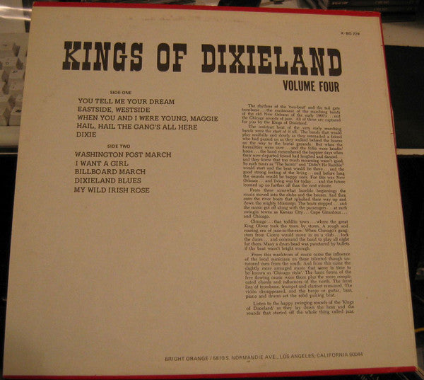 Kings Of Dixieland : Kings Of Dixieland Volume 4 (LP, Album)