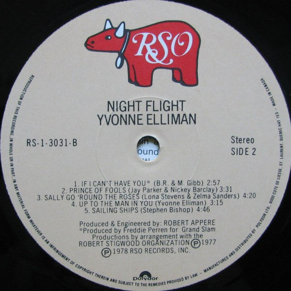 Yvonne Elliman : Night Flight (LP, Album)