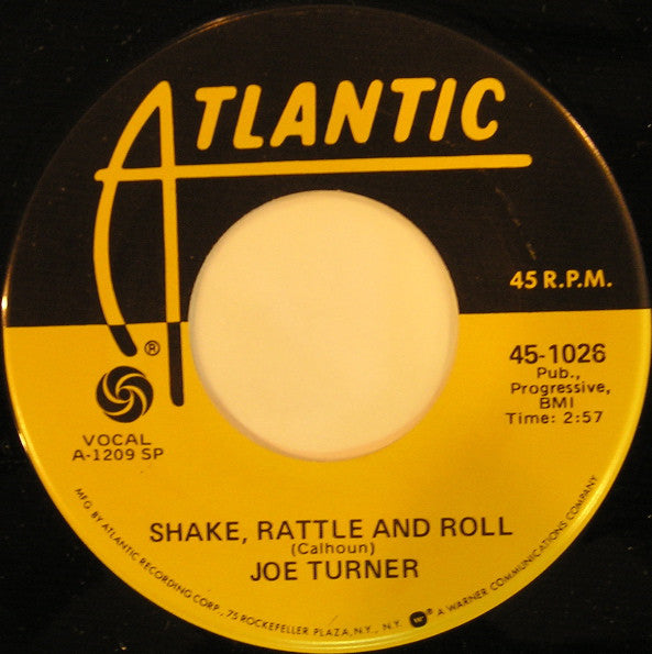 Joe Turner* : Shake, Rattle And Roll / You Know I Love You (7", RE)