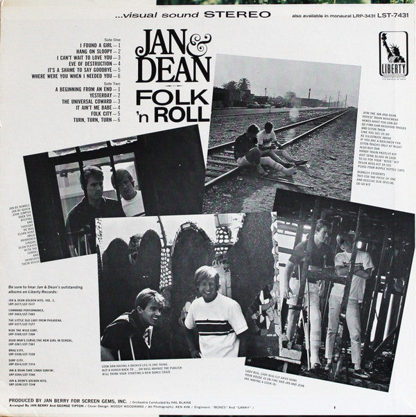 Jan & Dean : Folk 'N Roll (LP, Album)