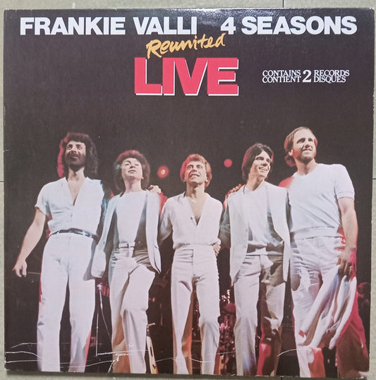 Frankie Valli, The Four Seasons : Reunited Live (2xLP, Comp, Gat)