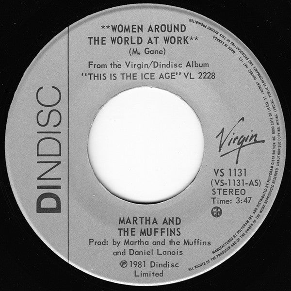 Martha And The Muffins : Women Around The World At Work (7", Single)