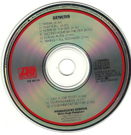 Genesis : Genesis (CD, Album, RE)