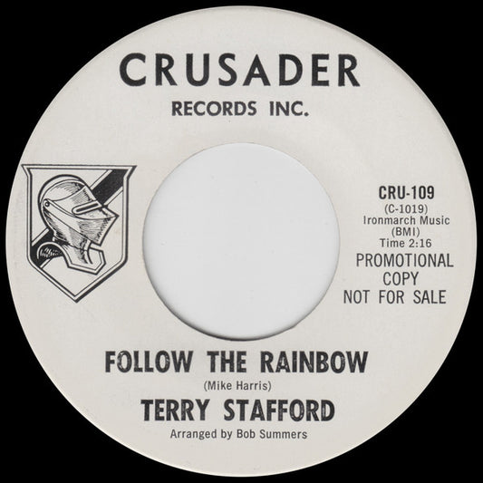 Terry Stafford : Follow The Rainbow (7", Single, Promo)