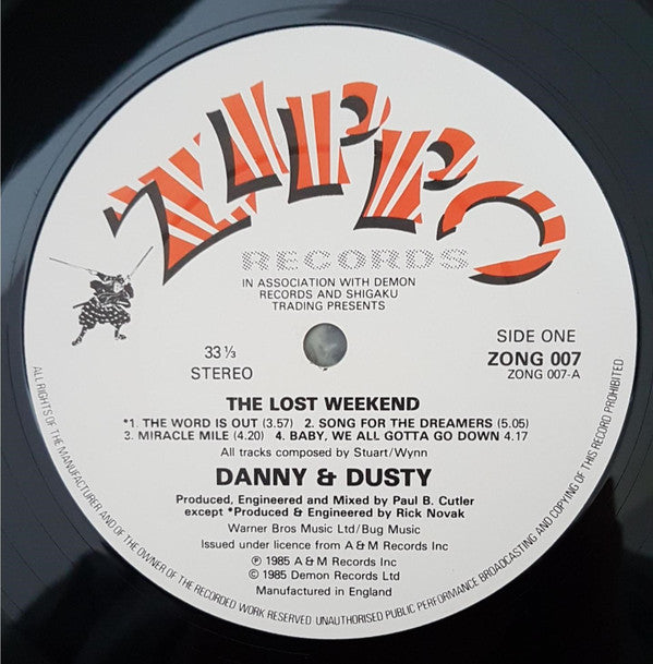 Danny & Dusty : The Lost Weekend (LP, Album)
