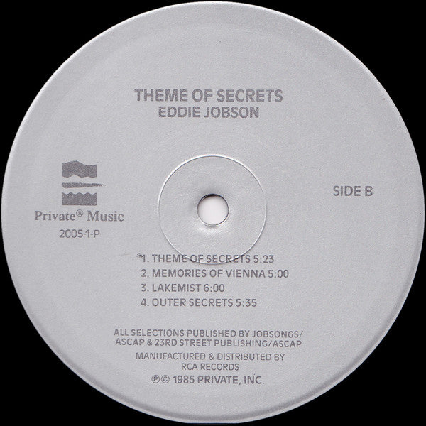 Eddie Jobson : Theme Of Secrets (LP, Album, RE)