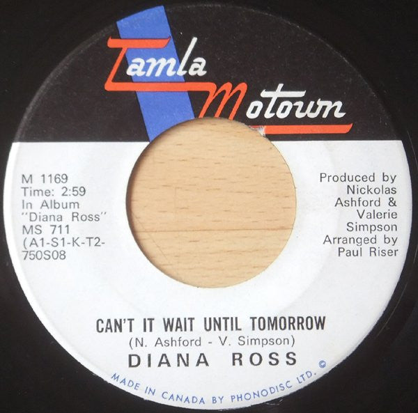 Diana Ross : Ain't No Mountain High Enough (7", Single)