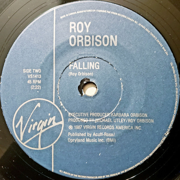 Roy Orbison With K. D. Lang* : Crying (7", Single)