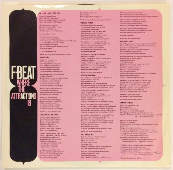 The Attractions : Mad About The Wrong Boy (LP, Album)