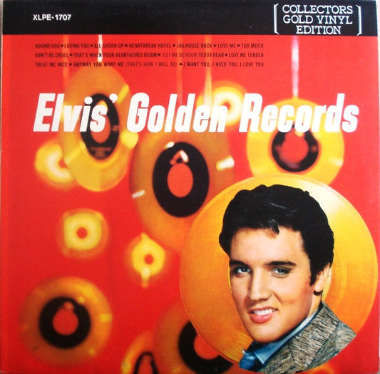 Elvis Presley : Elvis' Golden Records (LP, Comp, RE, Gol)