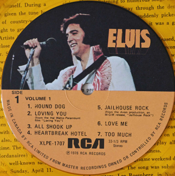 Elvis Presley : Elvis' Golden Records (LP, Comp, RE, Gol)