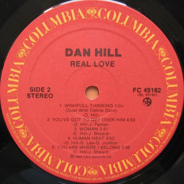 Dan Hill : Real Love (LP, Album)