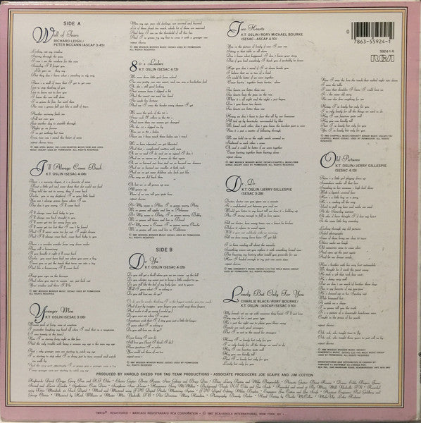 K.T. Oslin : 80's Ladies (LP, Album)