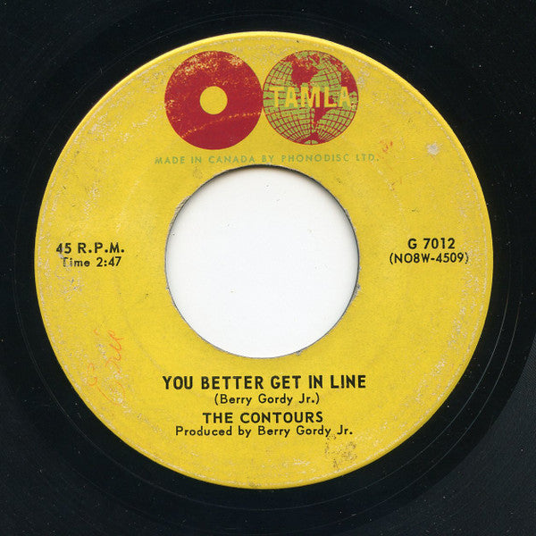 The Contours : Shake Sherry (7", Single)