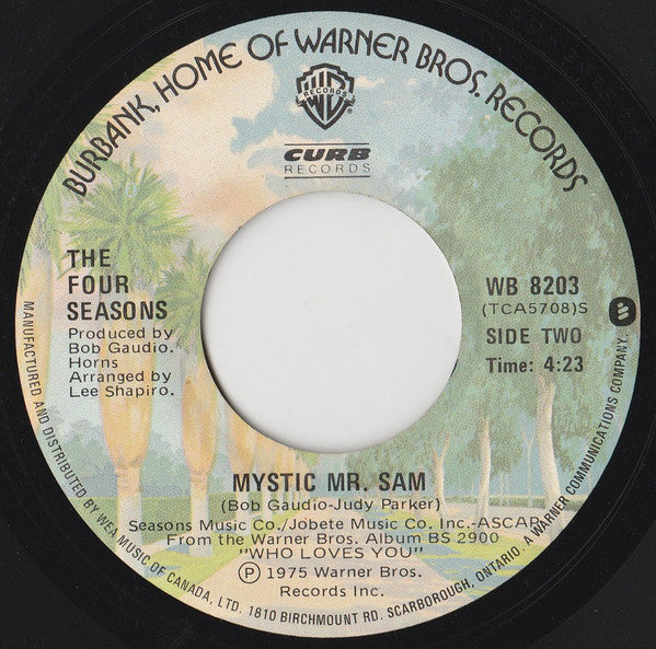 The Four Seasons : Silver Star (7", Single)