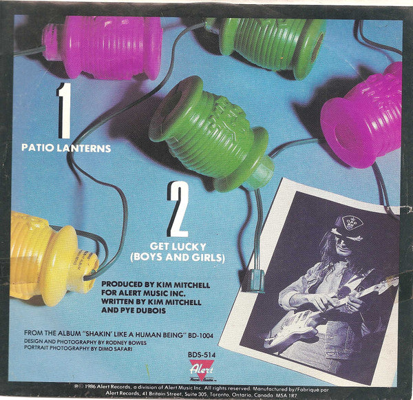Kim Mitchell : Patio Lanterns (7", Single)