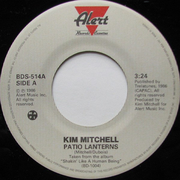 Kim Mitchell : Patio Lanterns (7", Single)