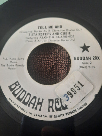 Five Stairsteps Featuring Alohe Burke And Clarence Burke : Something's Missing (7", Single)