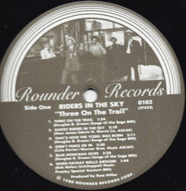 Riders In The Sky : Three On The Trail (LP, Album)