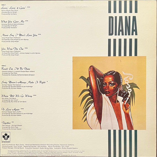 Diana Ross : Diana Ross  (LP, Album, Promo)